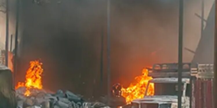 Neemrana fire: Fire broke out from perfume bottles