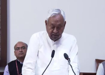 Nitish Kumar, who was the CM of Bihar for two decades, took oath as a Rajya Sabha member.