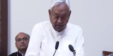 Nitish Kumar, who was the CM of Bihar for two decades, took oath as a Rajya Sabha member.