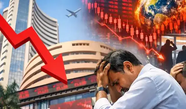 Outcry in the stock market! Sensex fell by 1000 points, Nifty fell by 350 points, know the reason?