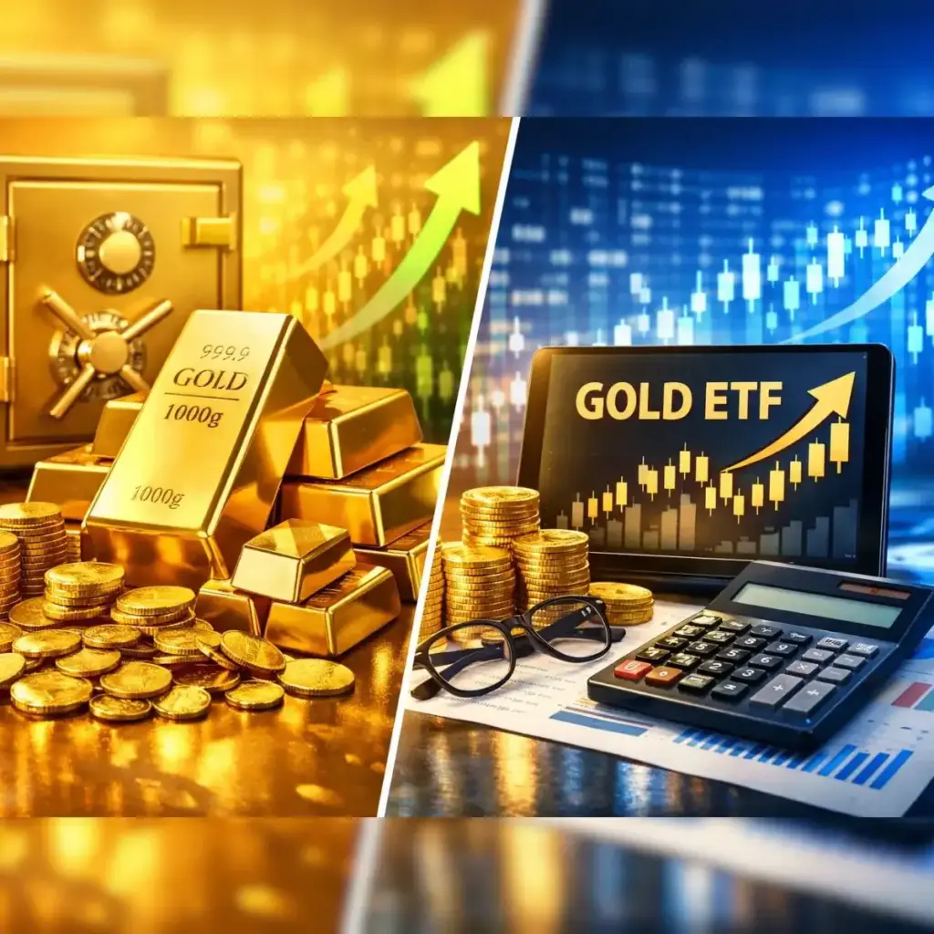 Physical Gold vs Gold ETF: Which way to buy is best, which will make you richer?