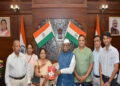 Presented the book 'Early History of Rajasthan' to the Governor