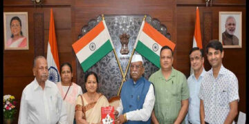 Presented the book 'Early History of Rajasthan' to the Governor