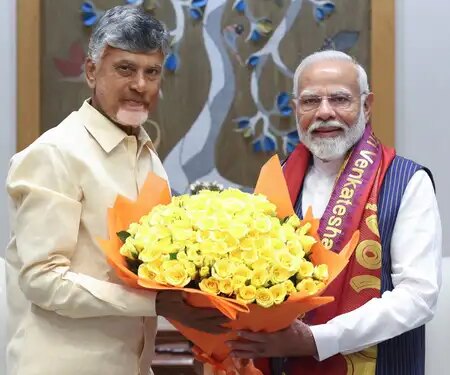 प्रधानमंत्री मोदी ने सीएम चंद्रबाबू नायडू को दी जन्मदिन की शुभकामनाएं, कहा- आंध्र प्रदेश नई ऊंचाइयों को छू रहा है