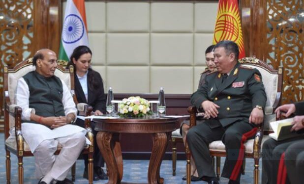 Rajnath Singh meets Defense Ministers of Kyrgyzstan and Belarus, bilateral talks on defense cooperation