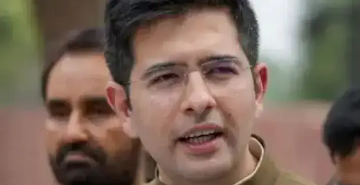 Ruckus in AAP! Raghav Chadha was beaten like a cock in Kejriwal's house, Haryana leader said shocking thing