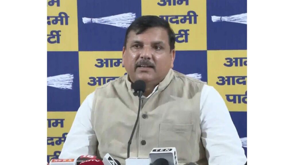 Sanjay Singh calls Aam Aadmi Party MPs' move to join BJP "unconstitutional", demands action from Rajya Sabha Speaker