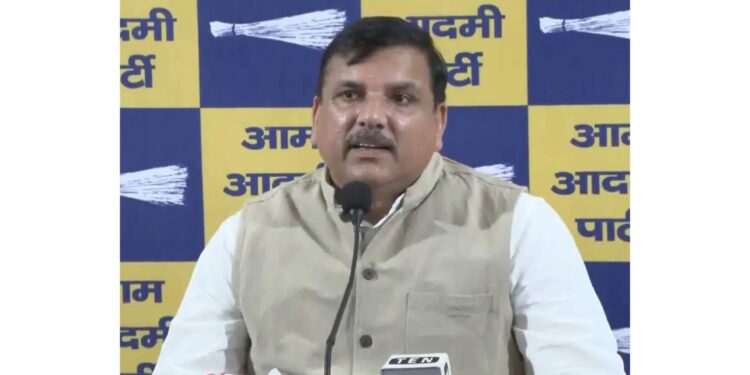 Sanjay Singh calls Aam Aadmi Party MPs' move to join BJP "unconstitutional", demands action from Rajya Sabha Speaker