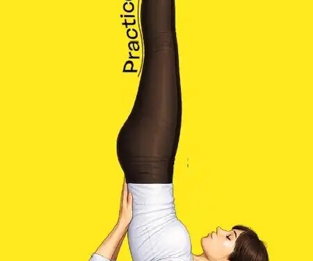 Sarvangasana strengthens the digestive system by balancing hormones, practice like this