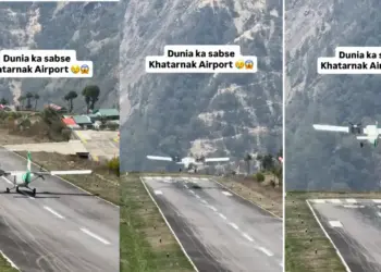Scary sight! Viral video of the world's most dangerous airport, you will be stunned to see the takeoff of the plane