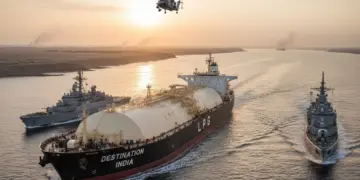 Ship loaded with LPG reached India via Hormuz, Navy provided security amid war