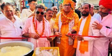 Shri Hanuman Janmotsav: Minister of State for Home Jawahar Singh Bedham engrossed in the confluence of faith, joy and devotion.