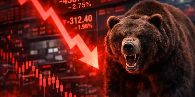 Stock Market Closing: Market closed with huge fall! Sensex closed down 850 points, Nifty closed below 24,200.