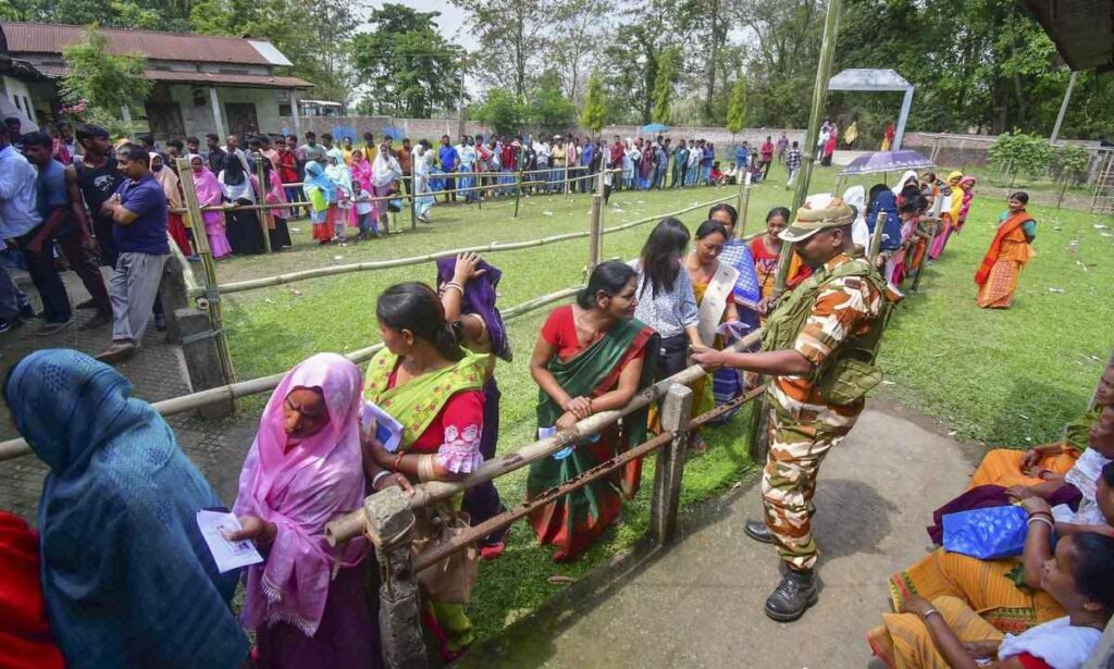 Strong voting in Assam-Kerala-Puducherry, more than 75% voting in all three states, know who was at the forefront