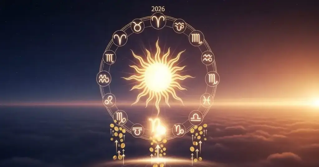 Sun zodiac change 2026: As soon as Sun enters Aries, luck will shower on these 4 zodiac signs, chances of immense wealth and success are being created.