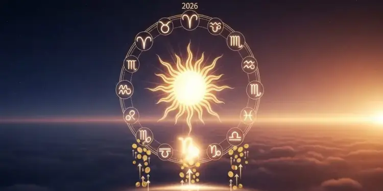 Sun zodiac change 2026: As soon as Sun enters Aries, luck will shower on these 4 zodiac signs, chances of immense wealth and success are being created.