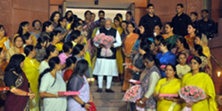 The country is fully ready to take historic steps towards women empowerment: PM Modi
