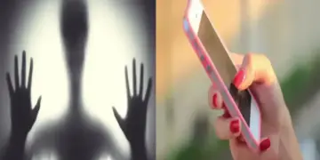 The man took a photo of a ghost and then started following his girlfriend, started sending such messages from her boyfriend's mobile.