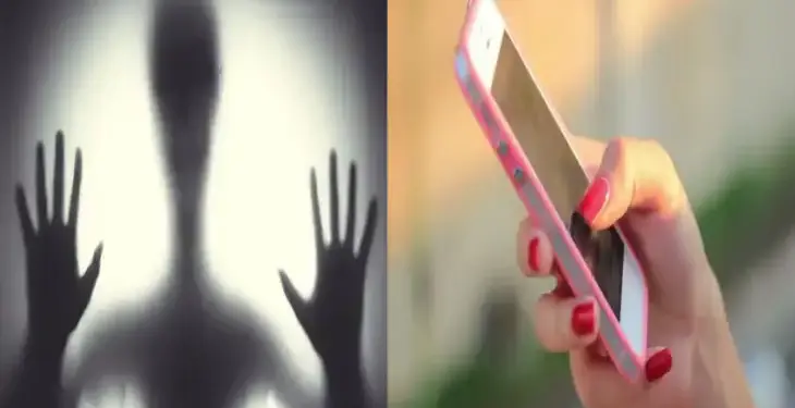 The man took a photo of a ghost and then started following his girlfriend, started sending such messages from her boyfriend's mobile.