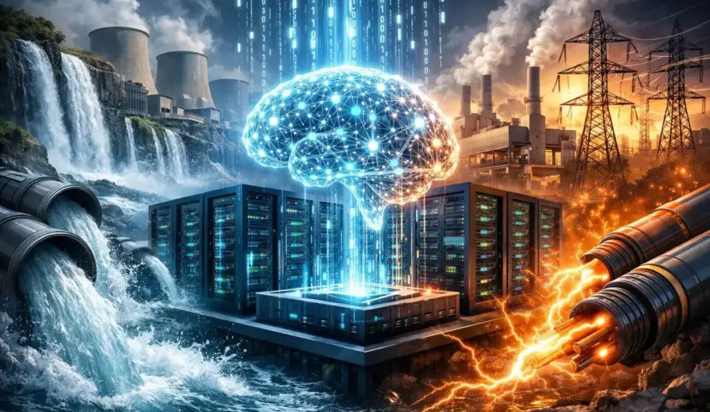 The shocking truth of AI Data Centre: One center uses as much water as a thousand houses, the annual figures are astonishing.