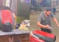 The trick of keeping mobile in the scooty seat is in discussion, people said it is both useful and dangerous.