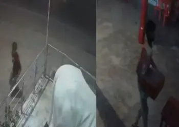 Theft in Baba Bhadeshwar Nath temple of Muzaffarpur, thieves took away valuables including donation box; Incident captured in CCTV