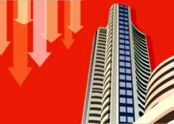 There was a huge fall in the Indian stock market this week due to selling in IT shares and West Asia tension.