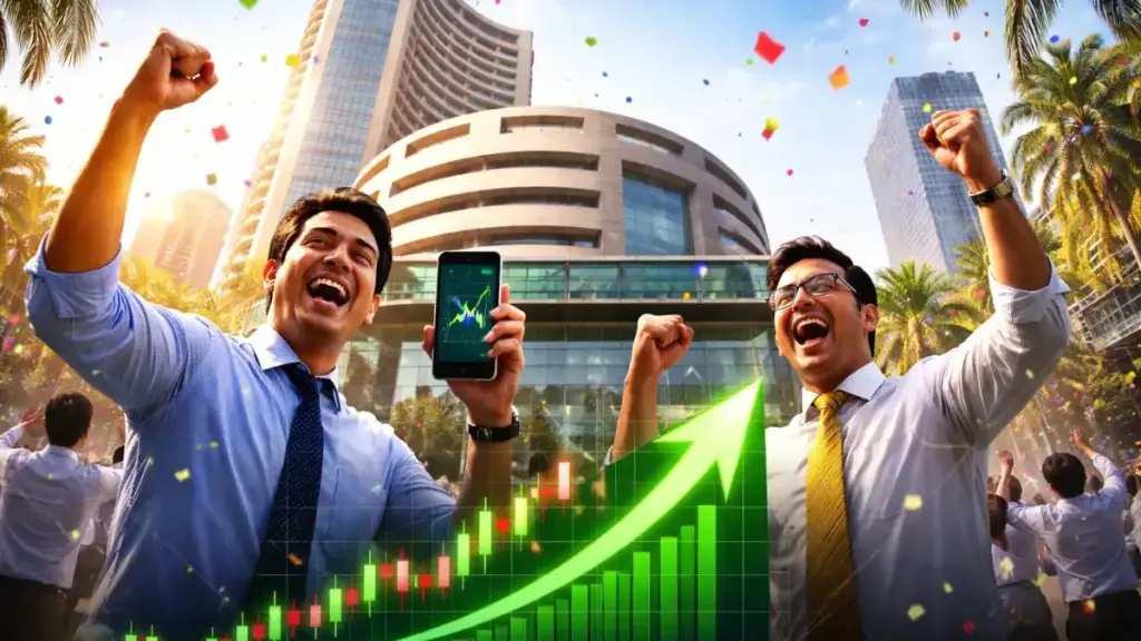 Tremendous rally in the stock market! Profit of Rs 6.40 lakh crore in one day, investors had fun
