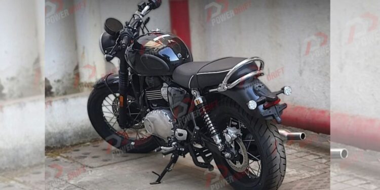 Triumph-Bonneville-400-Spied-India