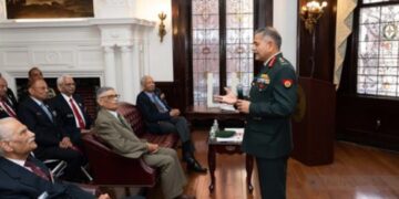 US Army Chief General Upendra Dwivedi interacted with ex-servicemen