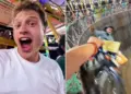 VIDEO: Foreigner was stunned to see the stunt in the well of death, the driver took away the notes within seconds