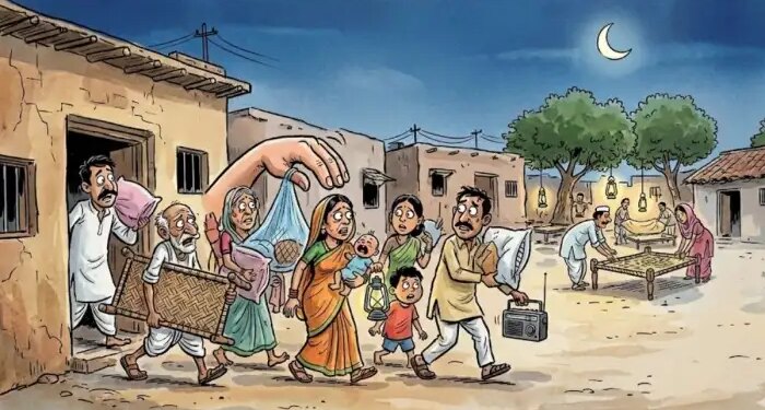 Why do village people suddenly come out of their homes at night? You too will be shocked to know the reason