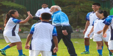 'You should prepare with the aim of playing Olympics,' PM Modi gave the mantra of hard work to young players