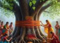 Lighting a lamp under the Peepal tree brings prosperity in life.