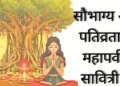 Vat Savitri Vrat, the great festival of good fortune and devotion to husbands