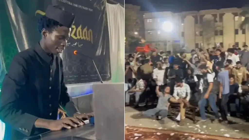 African student Ayuba in AMU won hearts by giving '3 Idiots' style speech, video goes viral