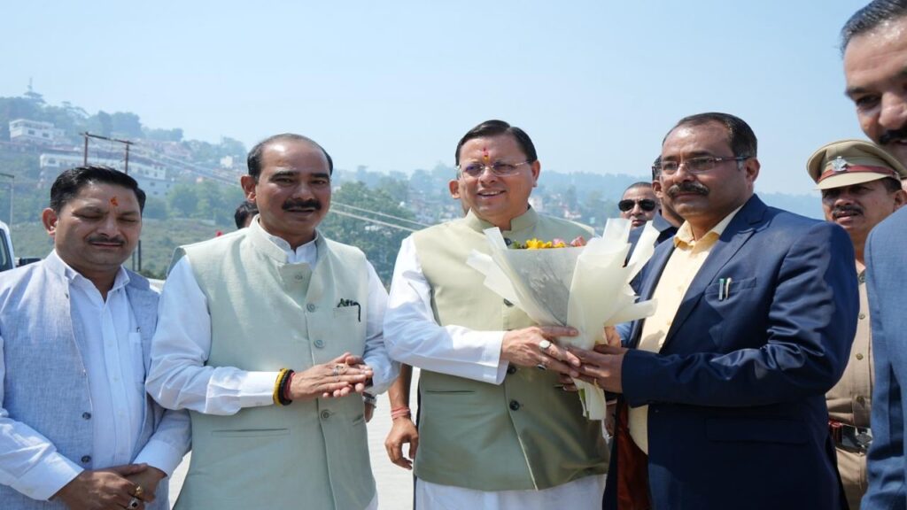 Almora Development Projects|Pushkar Singh Dhami|Latest Hindi News|Samachar Hindi Newstrack | Uttarakhand News: CM Dhami on Almora tour, approved many projects including road-health-education. News Track in Hindi