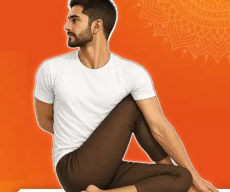 Ardha Matsyendrasana strengthens the spine and improves digestion, Ministry of AYUSH enumerated the benefits.