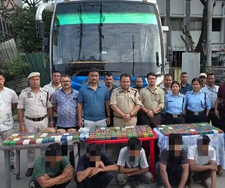 असम: 21.36 करोड़ रुपए की ड्रग्स जब्त, पांच गिरफ्तार