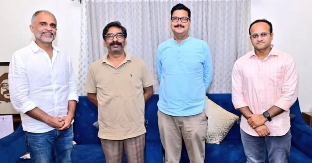 Azim Premji Foundation CEO Anurag Behar met Chief Minister Hemant Soren