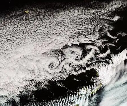 Beautiful view of wavy clouds, what are 'Wave Clouds', know how they are formed?