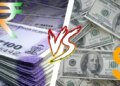 Big fall in rupee in 5 trading days, fell by Rs 2.30 against dollar