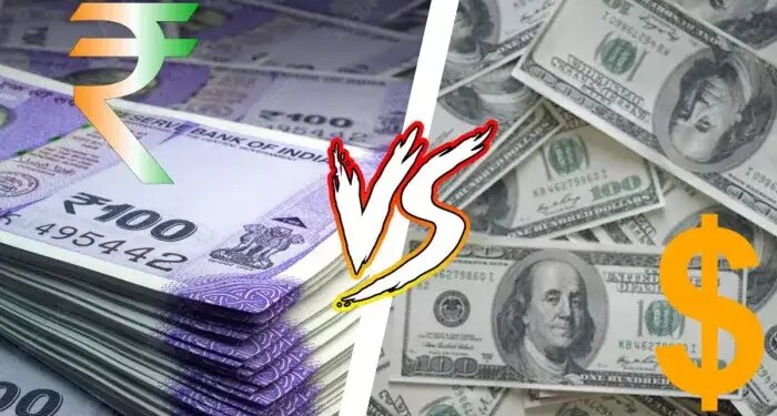 Big fall in rupee in 5 trading days, fell by Rs 2.30 against dollar