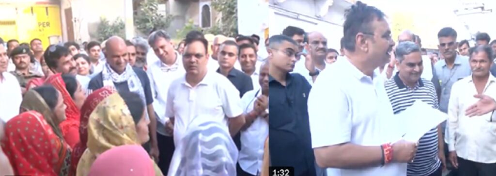 CM Bhajan Lal's action avatar in Pratapgarh: Chaupal decorated in Bambori during morning walk, officers received direct message