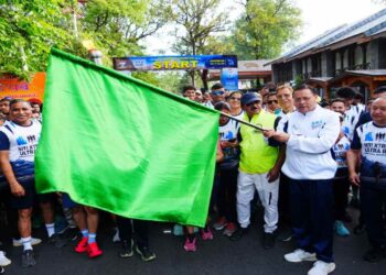 CM Pushkar Singh Dhami Niti Extreme Ultra Run 2026| Uttarakhand Adventure Tourism | Uttarakhand: CM Pushkar Singh Dhami flags off the countdown run of Niti Extreme Ultra Run 2026. News Track in Hindi