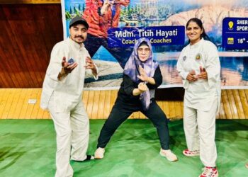 Chandigarh officers Parminder Singh and Vandana registered a strong presence in the National Penchak Silat Technical Seminar held in Srinagar.