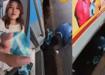 'Cheap Shahrukh Khan' becomes topic of discussion, video of young man taking out dupatta from under the train goes viral
