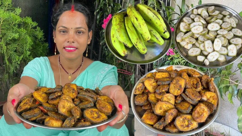Children don't eat green vegetables? Make spicy dry curry of raw banana