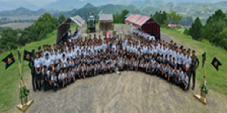 Community campaign of Assam Rifles, inspired youth for education and discipline