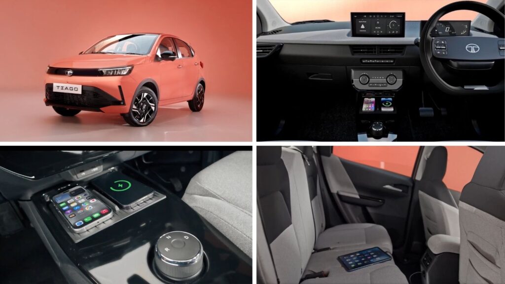 Curtain lifted from the interior of 2026 Tata Tiago facelift, many new features will be available with big infotainment.